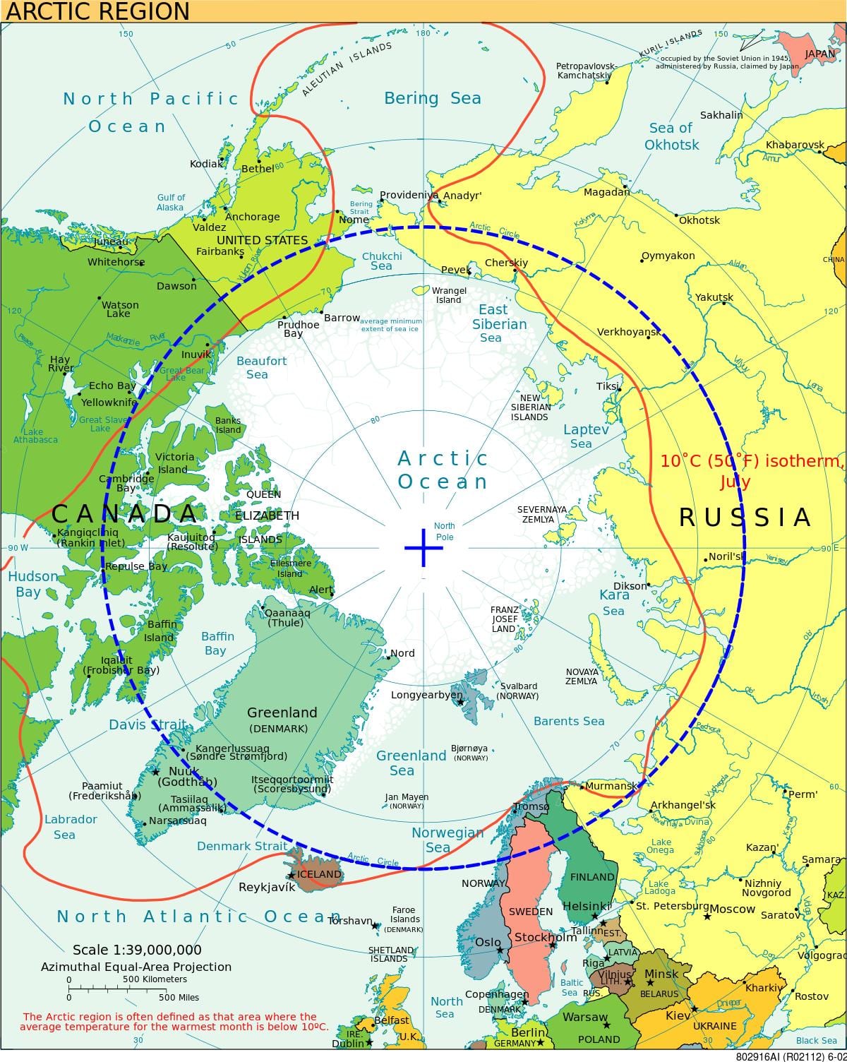 arctic นอร์เวย์บนแผนที่