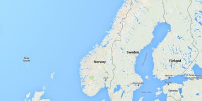 แผนที่ norge นอร์เวย์ Name