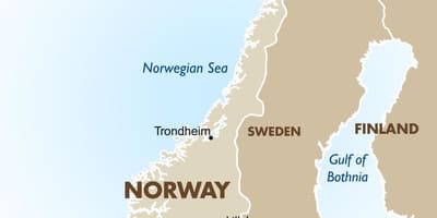 แผนที่ของ norway. kgm นอร์เวย์ Name